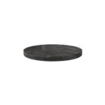 LABEL51 Eetkamertafel Tafelblad Straight Edge - Espresso - Mangohout - 70 cm - Rond