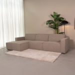 LABEL51 Hoekbank Kay - Mushroom - Royal Boucle - Links Voorstaand