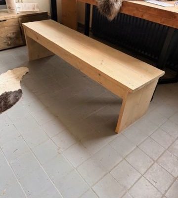 OUTLET!  Steigehout bankje