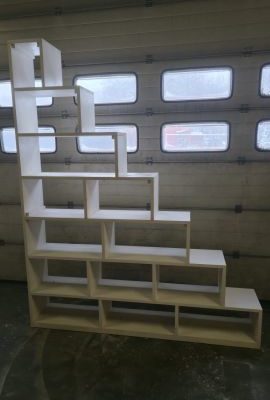 OUTLET! Steigerhout trapkast