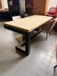 OUTLET!  Robuuste industriele tafel Snake