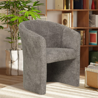 Kuipstoel 'Charlie' Bouclé Bruin