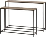 Baku wandtafel set van 2, Brass antique