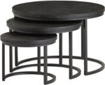 Black Enzo salontafel set van 3