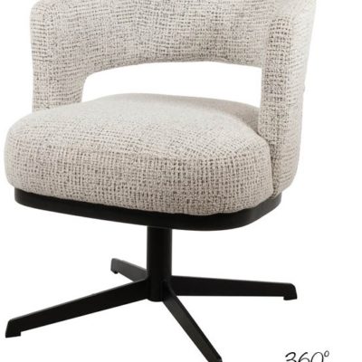 Bruce eetkamerstoel - draaipoot 360 - Coco - Salt 'n Pepper 80