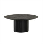 Salontafel Ø90, Acacia Black