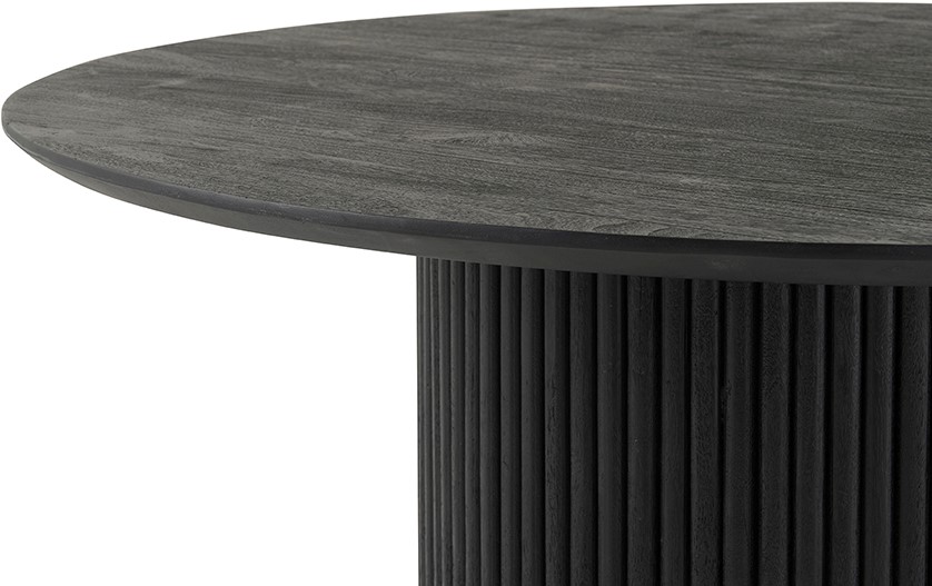 Eetkamertafel Ø120, Acacia Black - Afbeelding 3