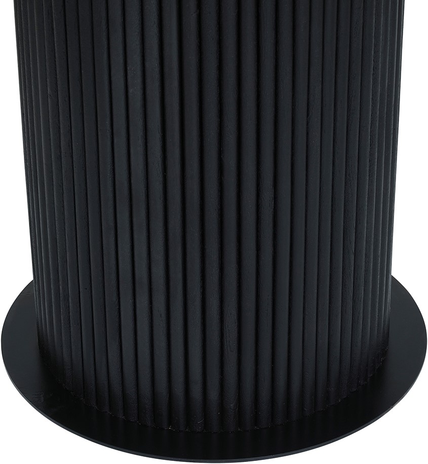 Eetkamertafel Ø120, Acacia Black - Afbeelding 4