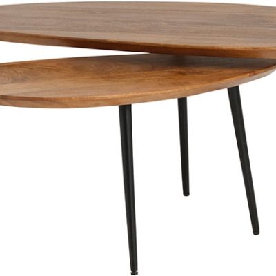 Salontafel - set van 2, organisch, Ginger