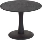 Bijzettafel Ø60, laag, Black