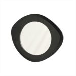 Spiegel 50, geometrisch, Black