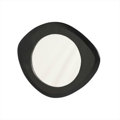 Spiegel 50, geometrisch, Black