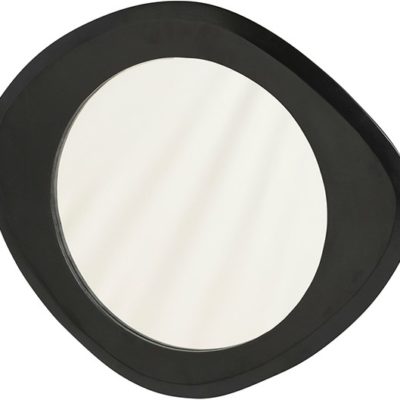 Spiegel 70, geometrisch, Black