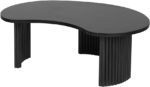 Firenze salontafel 125, boon vorm, Black