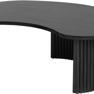 Firenze salontafel 125, boon vorm, Black
