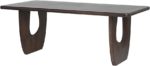 Eetkamertafel 240, Mango Brown Walnut
