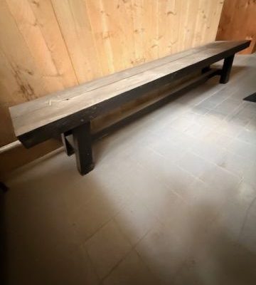 OUTLET!  Steigerhout bank massief