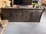 OUTLET!  Industrieel dressoir steigerhout