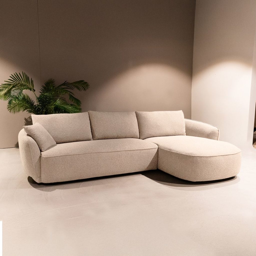 DOK 2 Design Hoekbank Diego - Naturel - - Loungebank