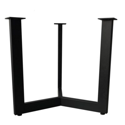 Stalen salononderstel, zwart, rond Ø 42 cm, hoogte 37 cm (2 x 4 cm)