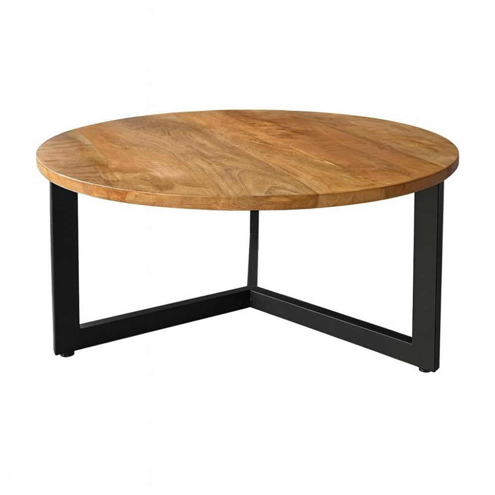 Stalen salononderstel zwart rond ø 73 cm en hoogte 37 cm (2 x 4 cm) - Afbeelding 2