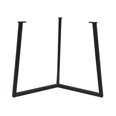 Stalen salononderstel zwart rond ø 62 cm en hoogte 46 cm (2 x 2 cm)