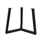 Stalen salononderstel, zwart, rond, ø 55 cm, hoogte 40,5 cm (5 x 3 cm)