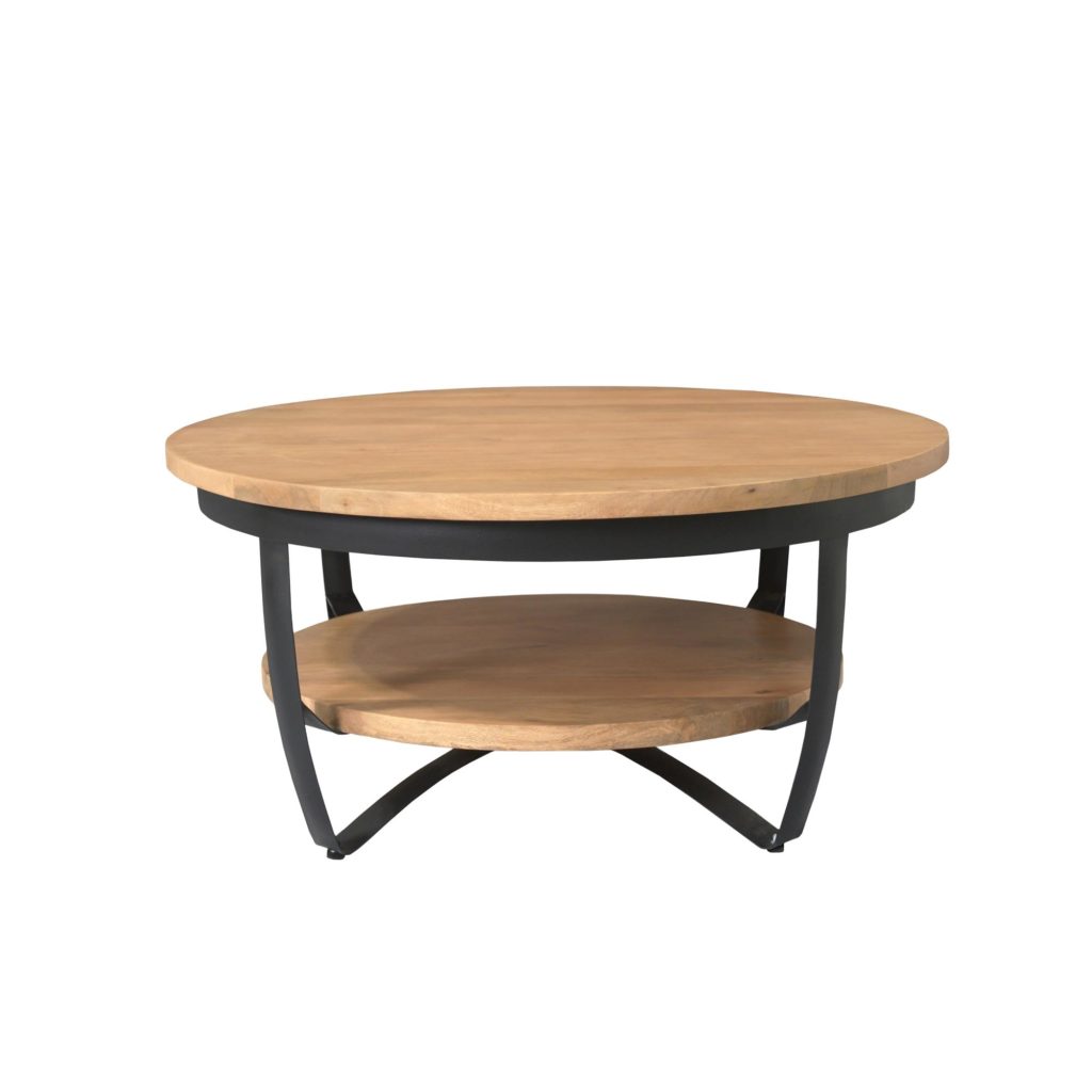 Salontafel Paras | 90 cm | Licht mango - Afbeelding 2