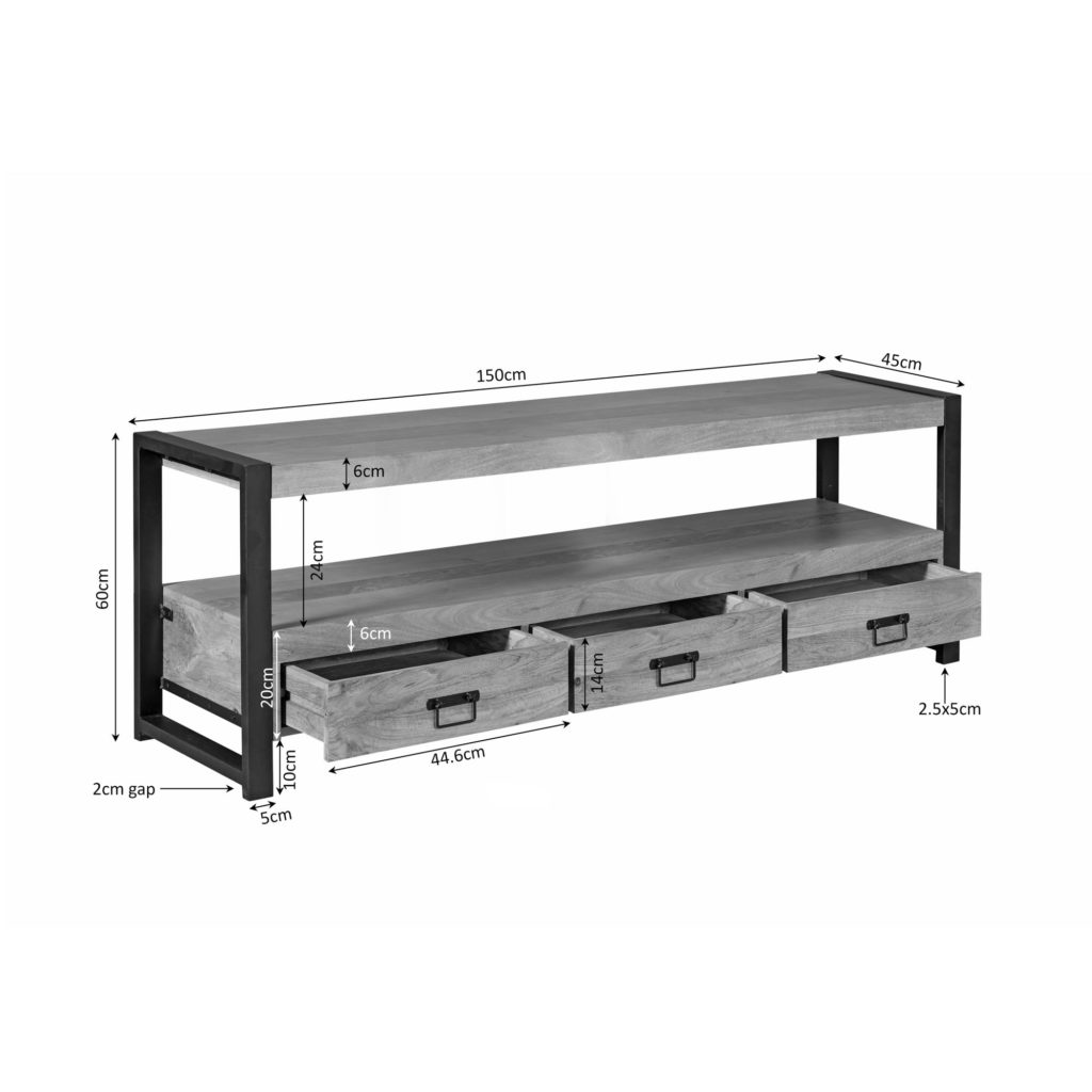Tv-meubel Britt | 150 cm - Afbeelding 5
