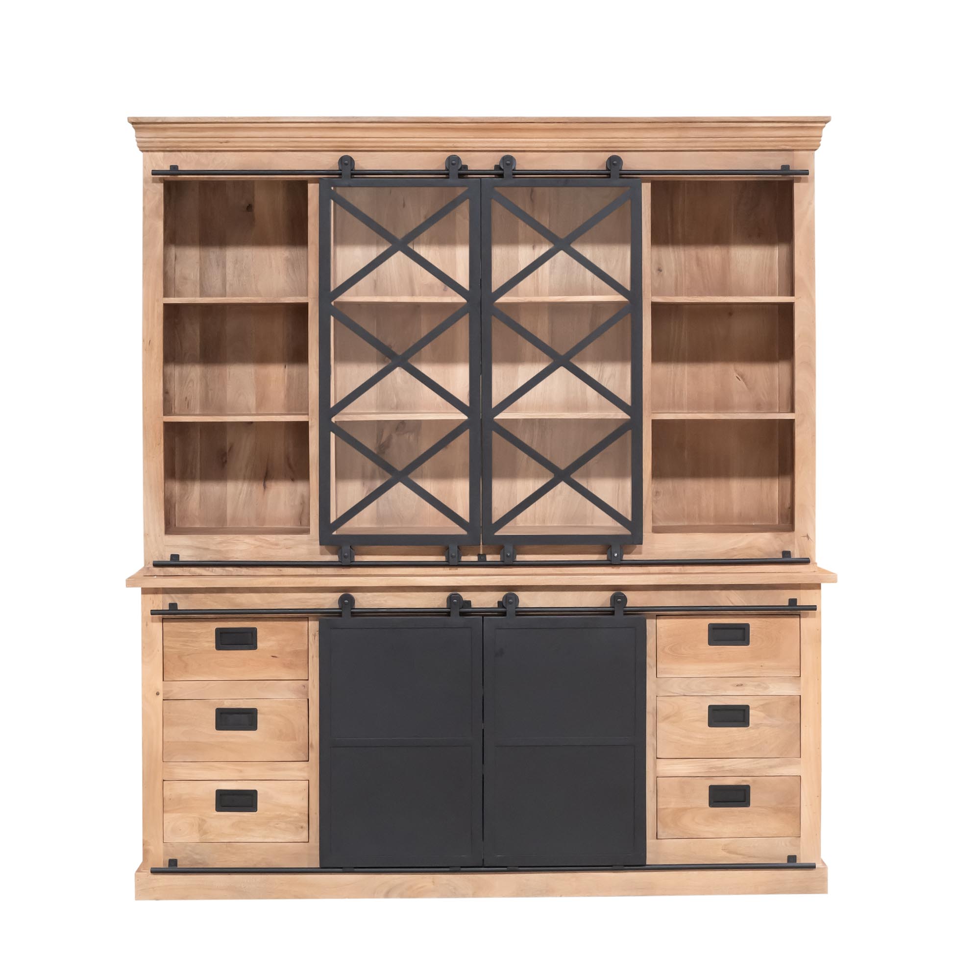 Stermeubilair Vitrinekast Fresno XXL&VerticalLine; 200 cm