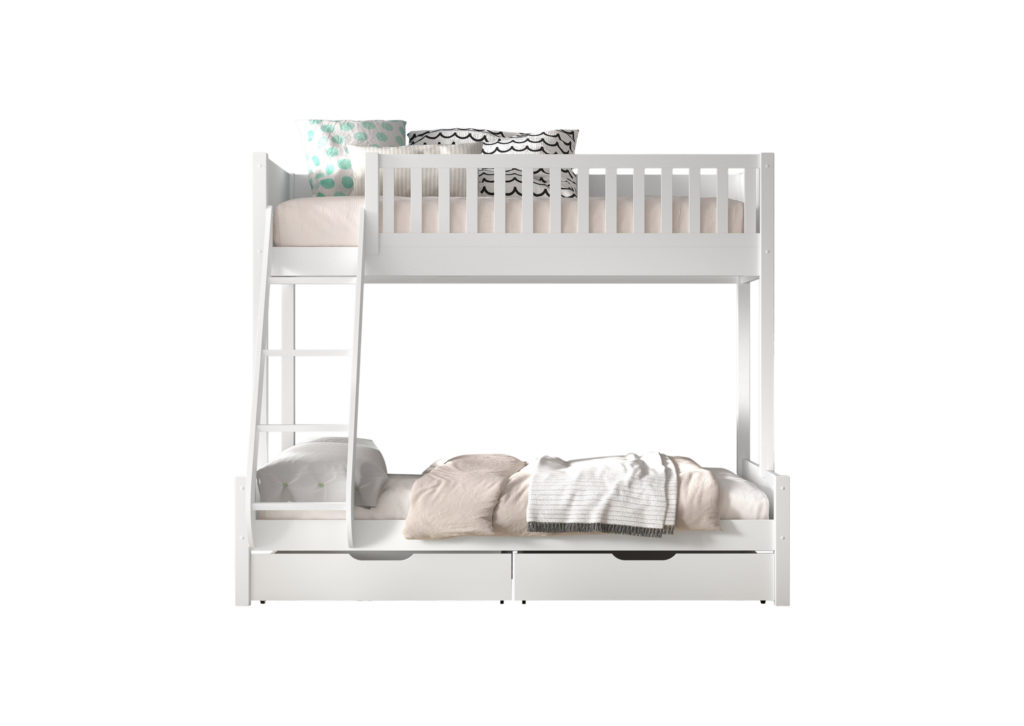 Deze SCOTT-combinatie bestaat uit het familiebed met 2 lades.
