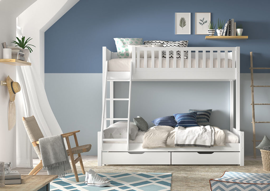 Deze SCOTT-combinatie bestaat uit het familiebed met 2 lades. - Afbeelding 2