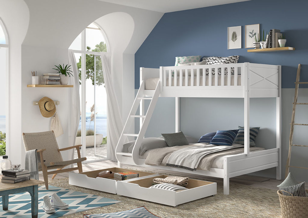 Deze SCOTT-combinatie bestaat uit het familiebed met 2 lades. - Afbeelding 6