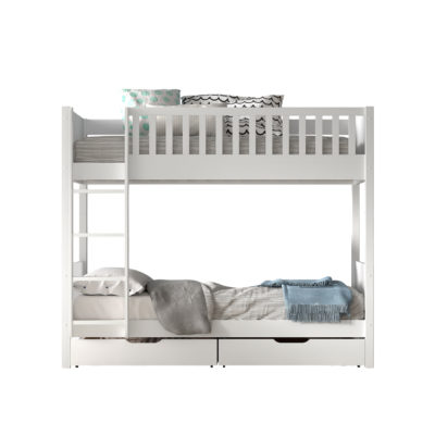 Deze SCOTT combinatie bestaat uit het stapelbed met de twee lades.