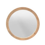 Ronde spiegel Dide Naturel Mangohout 80 cm