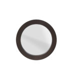 Ronde spiegel Dide bruin mangohout 40 cm