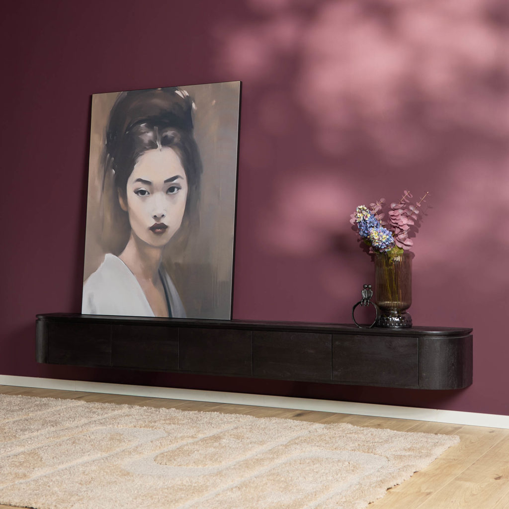 Tv meubel Excellent Zwart | 280 cm - Afbeelding 7