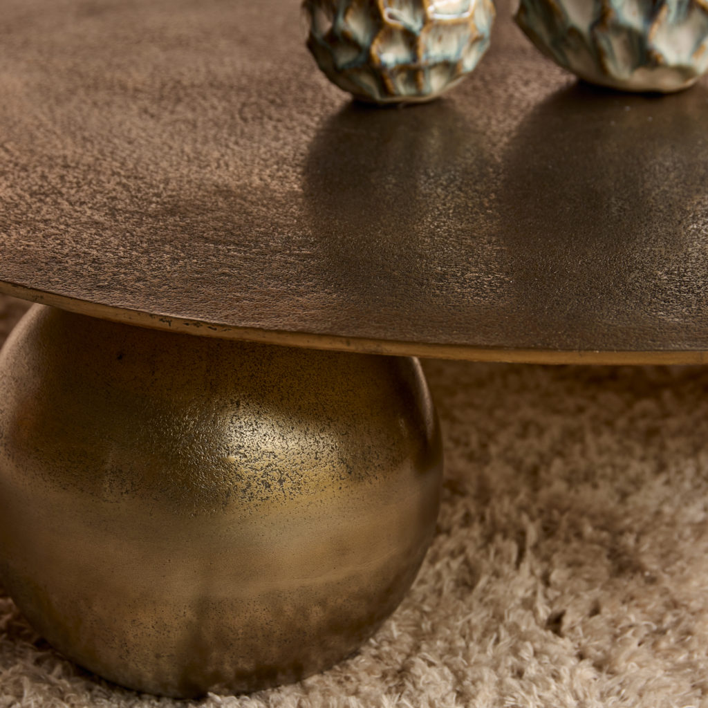 Salontafel Ziva Goud | 90 cm - Afbeelding 2