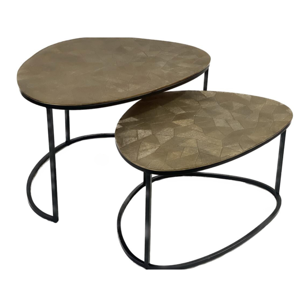 Salontafel Ziva Goud | 90 cm - Afbeelding 11