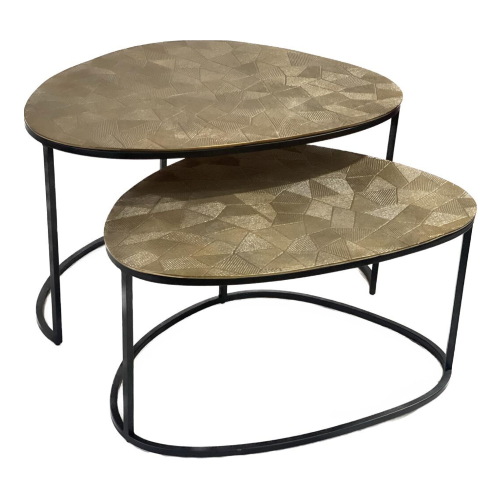 Salontafel Ziva Goud | 90 cm - Afbeelding 10