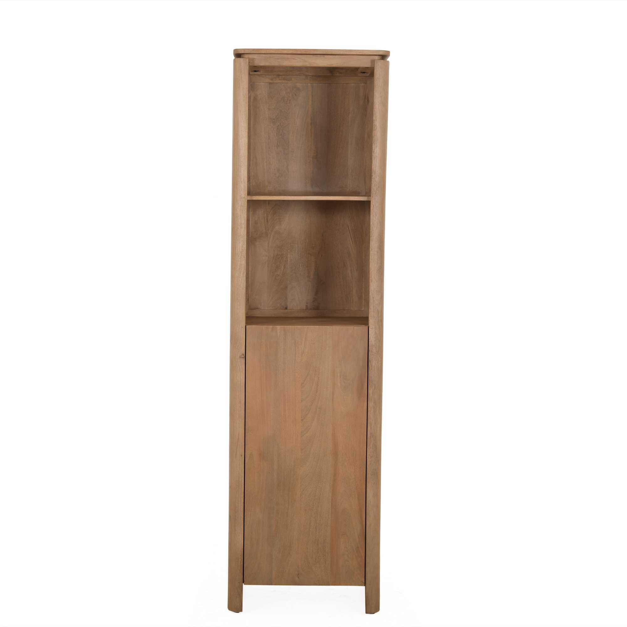 Stermeubilair Boekenkast Dallas Naturel Mangohout 55 cm