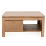 Vierkante Salontafel Dallas Naturel Mangohout 80 cm