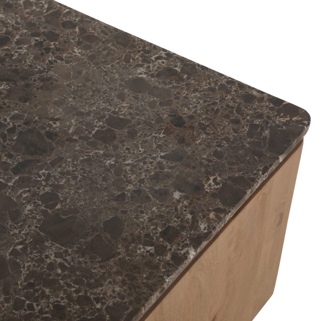 Vierkante Salontafel Dallas Naturel Mangohout 80 cm - Afbeelding 11