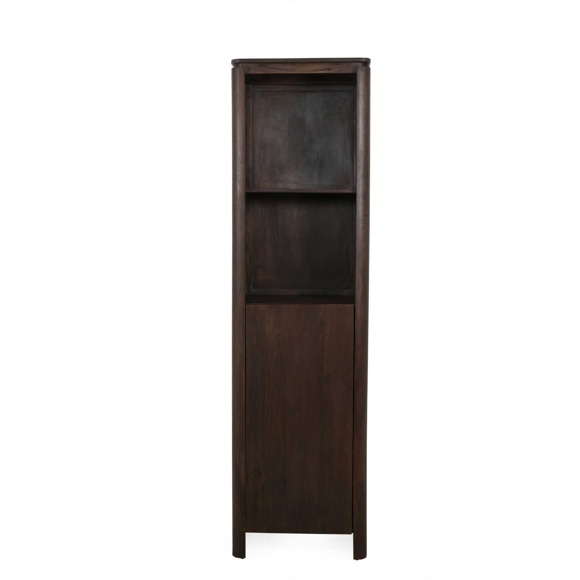 Stermeubilair Boekenkast Dallas bruin mangohout 55 cm