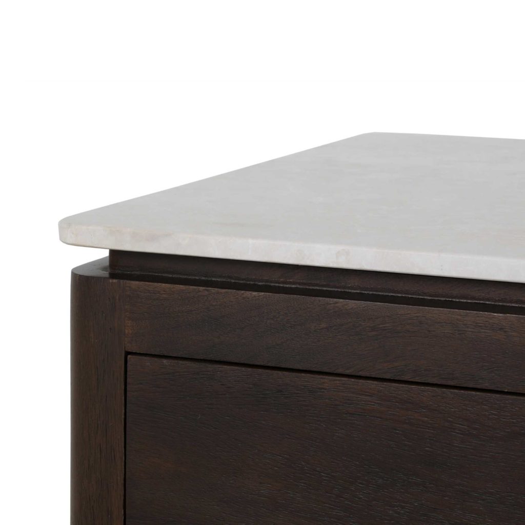 Vierkante salontafel Dallas bruin mangohout 80 cm - Afbeelding 11