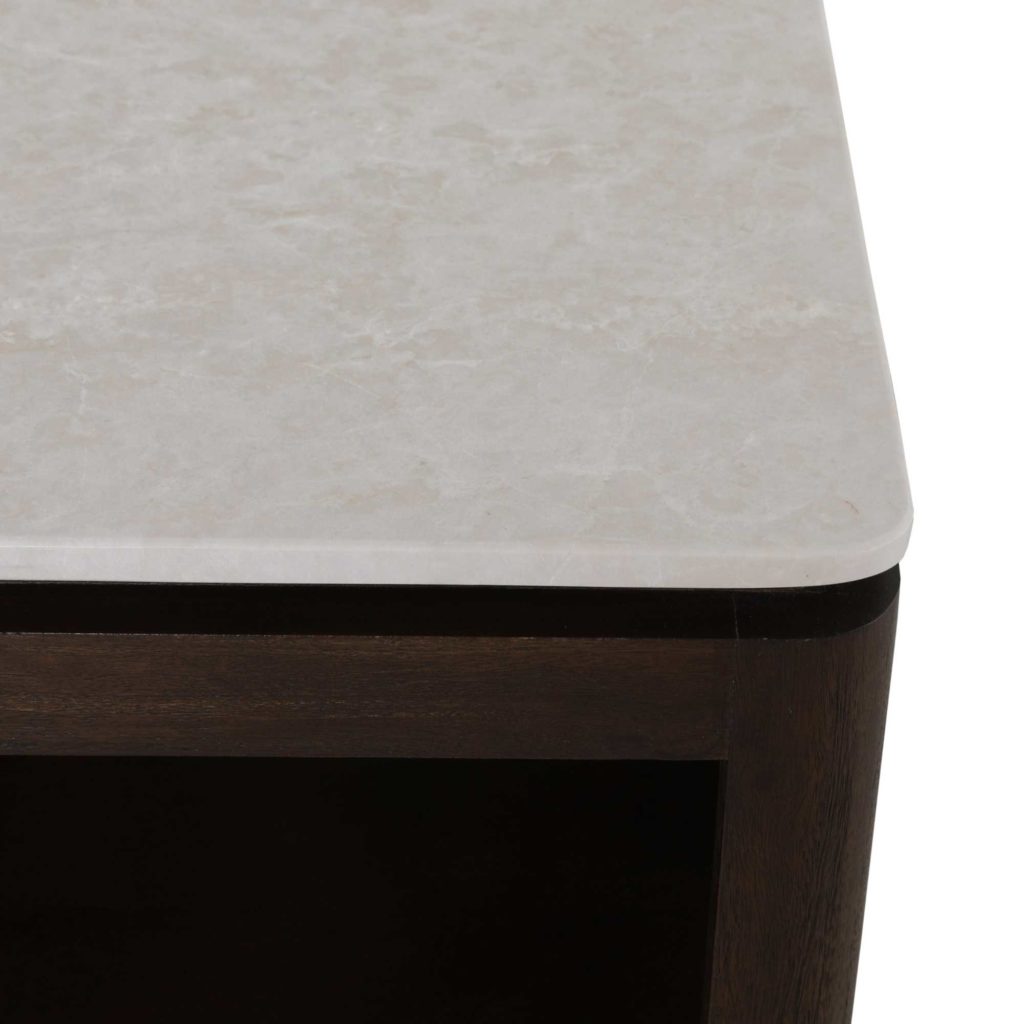 Vierkante salontafel Dallas bruin mangohout 80 cm - Afbeelding 12