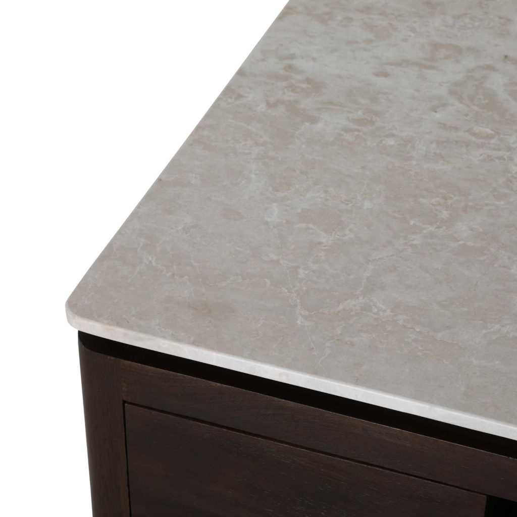 Vierkante salontafel Dallas bruin mangohout 80 cm - Afbeelding 13