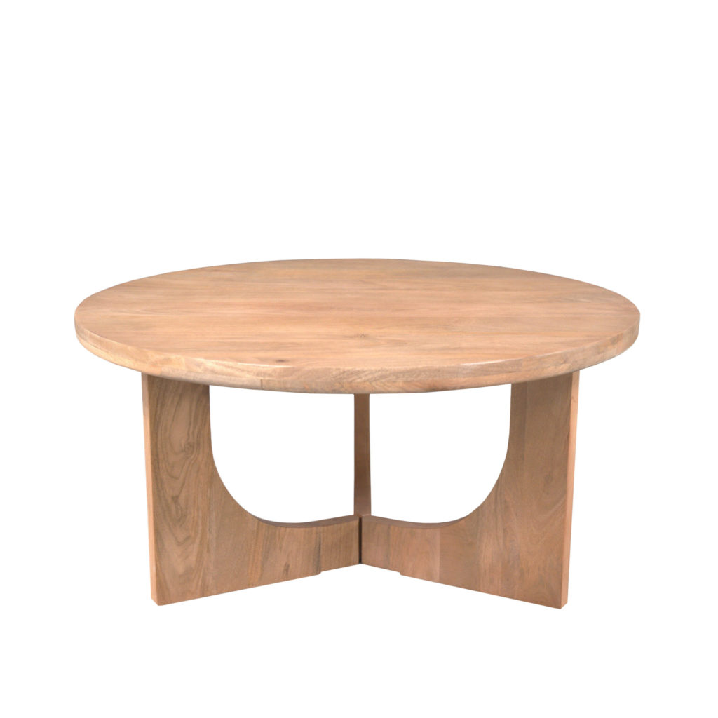 Salontafel Guus Naturel Mangohout 80 cm - Afbeelding 3
