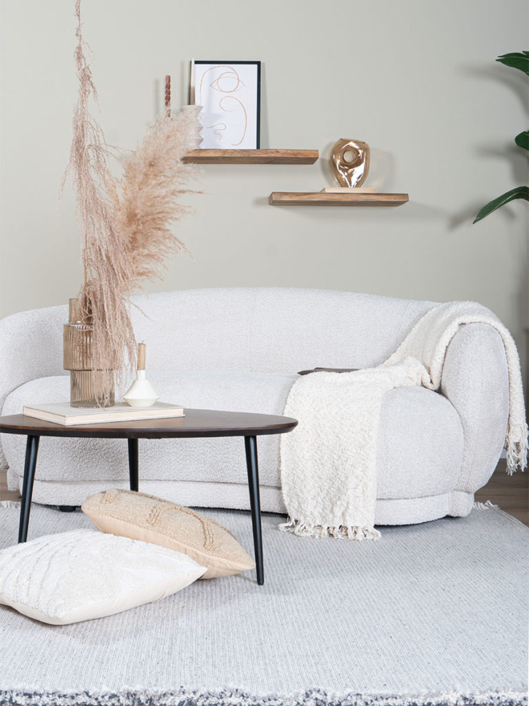 Wandplank Pure Mangohout 100 cm - Afbeelding 2