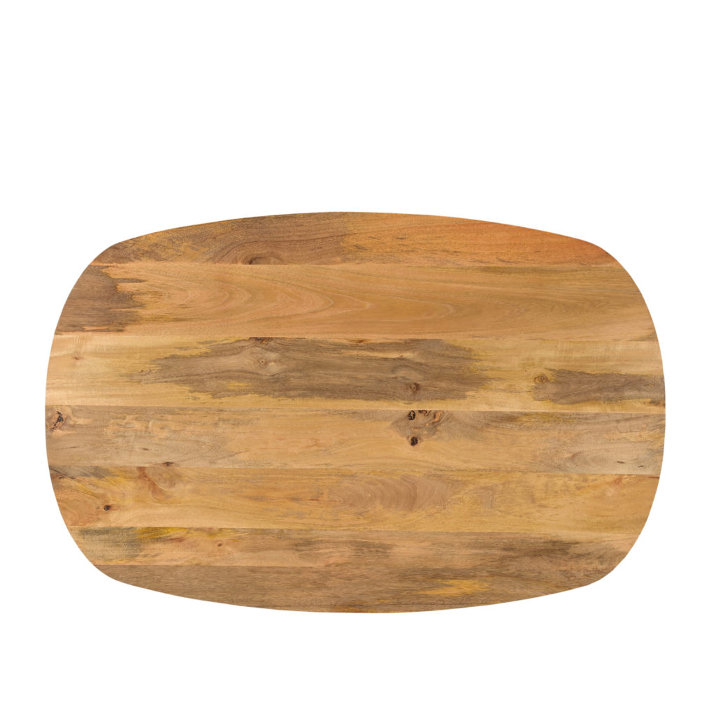 Deense ovale eettafel Runa met houten onderstel 140 - Afbeelding 3